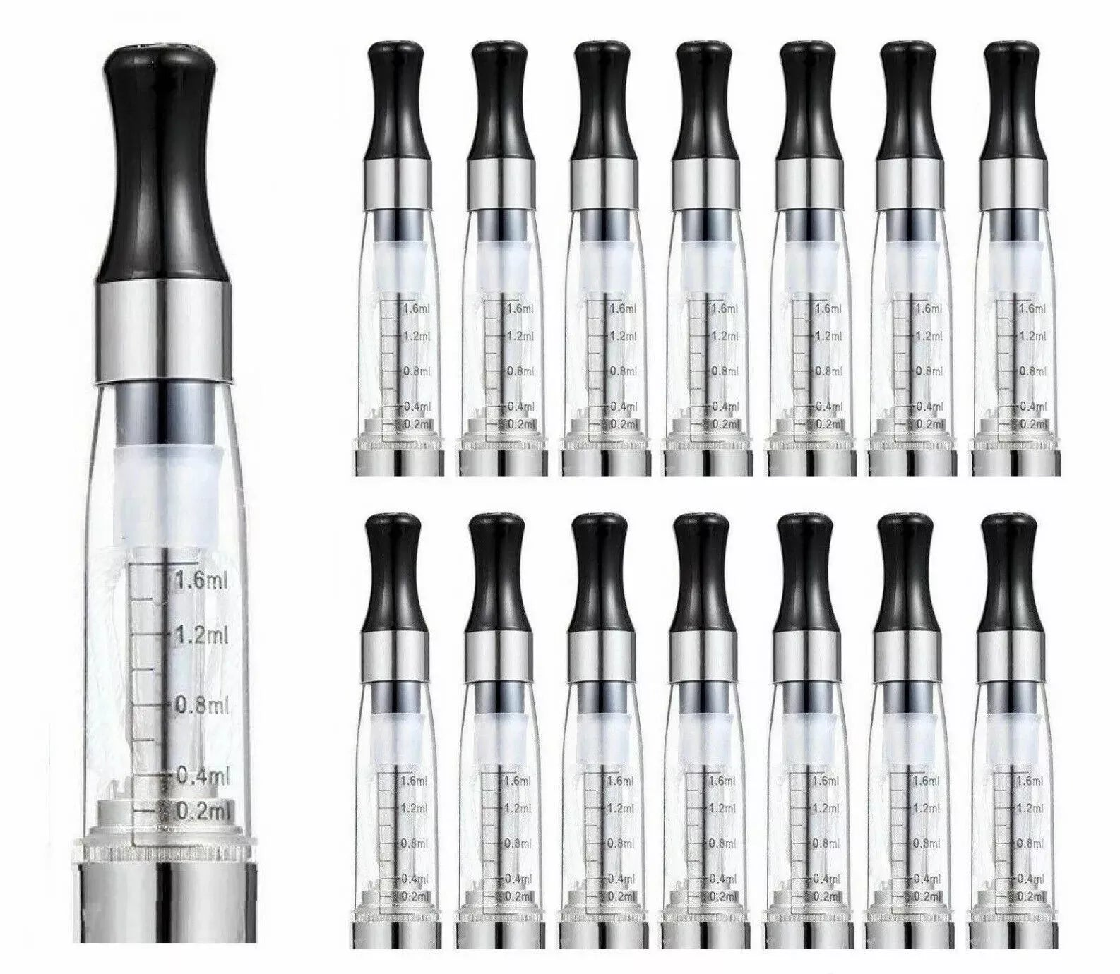 10 E CIG CE4 CIGARETTE ATOMISER ATOMIZER CLEAROMIZERS CLEAROMISER VAPE.TANK. EGO