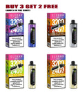 Elf Bar 4 in 1 Rechargeable Pod Kit Prefilled Replacement Pods 20mg 3200 Puffs