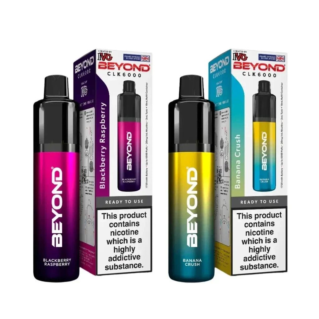 IVG BEYOND Vape Prefilled RECHARGEABLE Pod Kit 20mg Nic Salt
