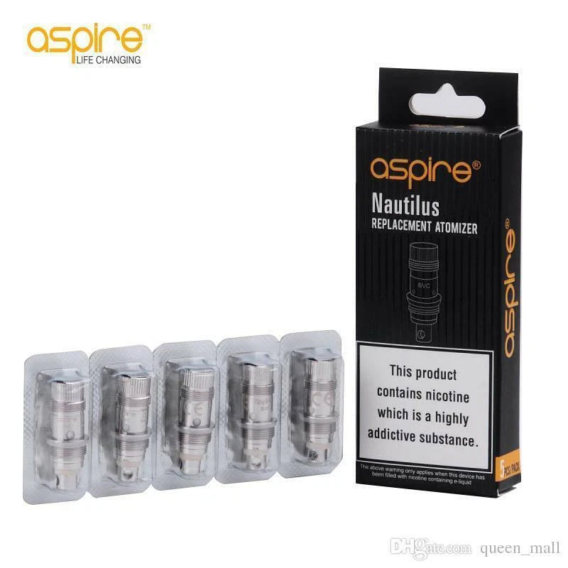 100% genuine aspire nautilus mini nautilus coils 1.8 - 1.6 - 0.7 ohm