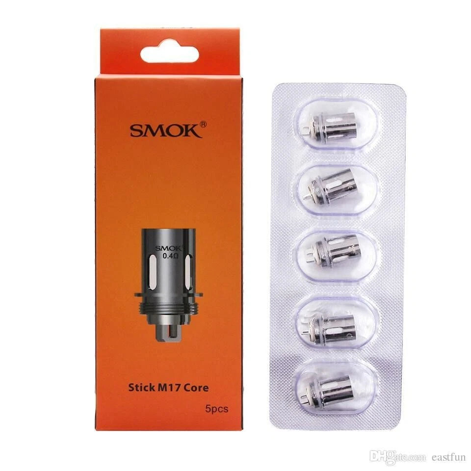 SMOK Stick M17 Dual Core 0.4ohm coil Pack Of 5 TPD Compliant