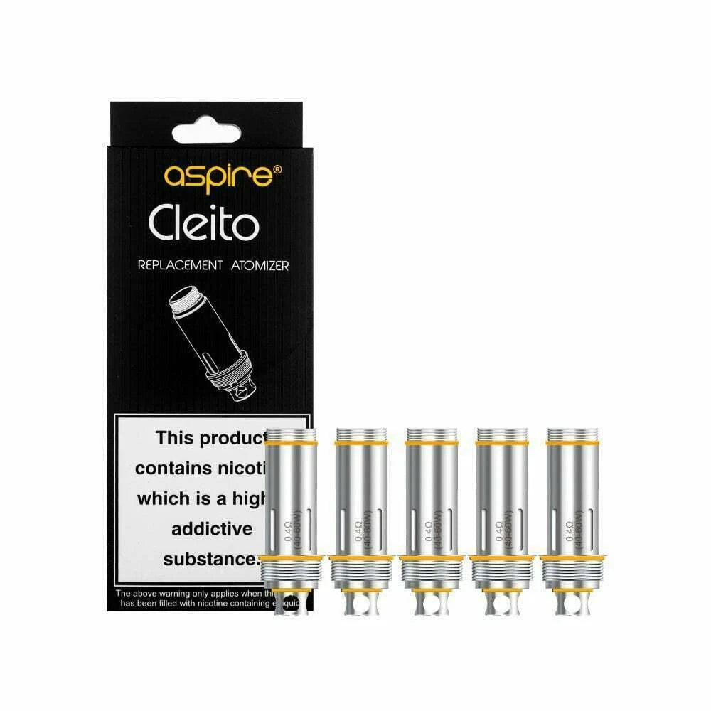 ASPIRE CLEITO EXO COILS Genuine Replacement Atomizer Coil Heads 0.2 ohm pck of 5