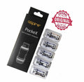 100% Genuine Aspire POCKEX Coils (Pack of 5) Replacement 0.6 Ohm Pocket X AIO