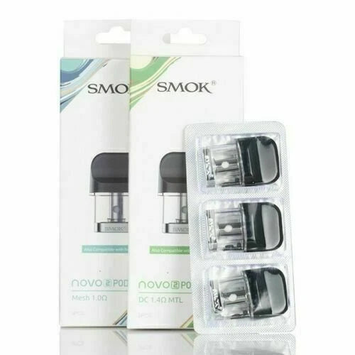 Smok NOVO & novo 2 Pods Replacement Coils Cartridge Pack of 3x 1.4Ω MTL Mesh1.0Ω
