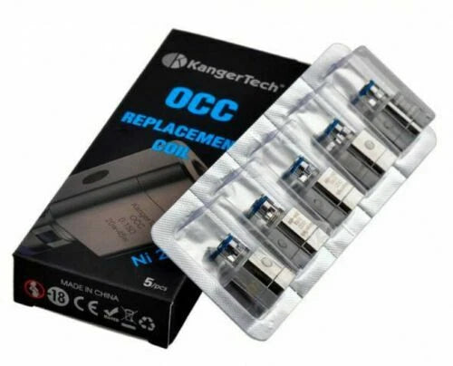 Authentic KANGERTECH OCC 1.2ohm CLOCC NI200 Occ NiCr 0.15ohm Coil Head Atomizer