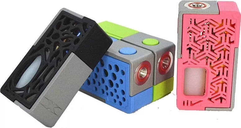 Yiloong 3d Printed Squonk XBox + FREE 24k Gold Plated RDA Vape e cig+free cotton