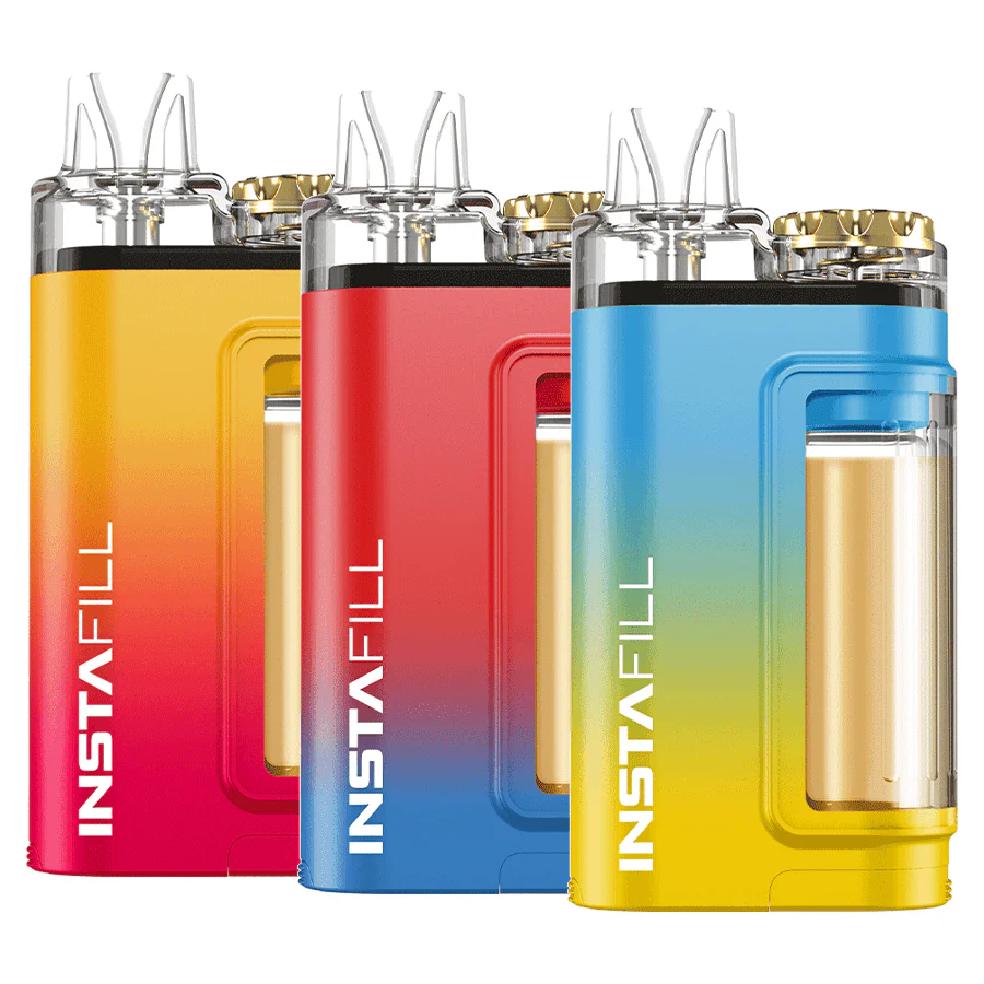 5 x Instafill 3500 prefilled Vape Puffs E Cig 2ml 20mg Kit 5000puff