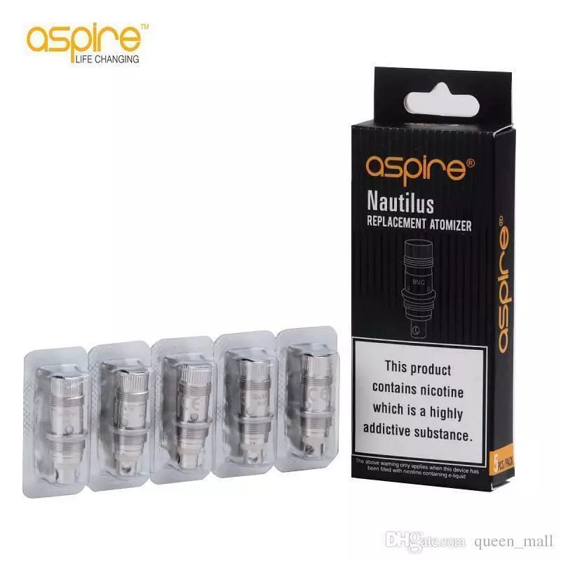 00% genuine aspire nautilus mini nautilus coils 1.8 - 1.6 - 0.7 ohm replacement